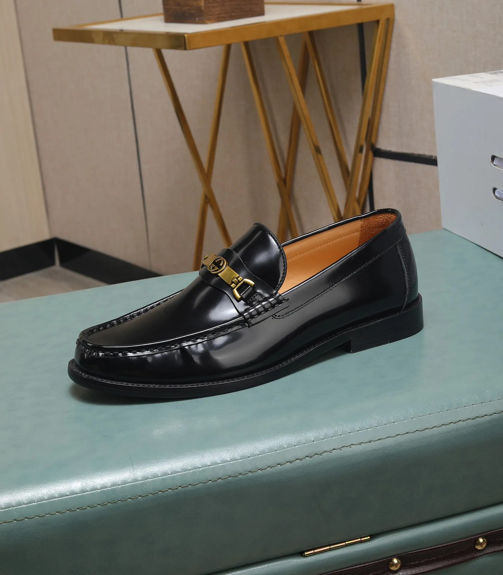 Men's shoes 💰580 📛📛Original (water-dyed cow lining) Gucci GUCCI official website formal shoes 🌀 Italian 🇮🇹 imported cowhide ➕ top imported water-dyed cowhide lining 💋 fine handmade original bottom, the real thing looks better when photographed in person Standard size 38-44